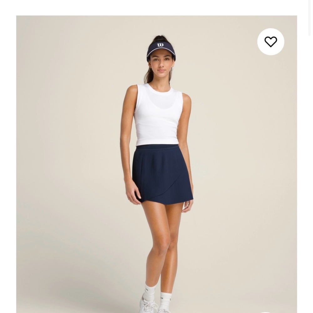 Wilson Navy Wrap It Up Tennis Skirt